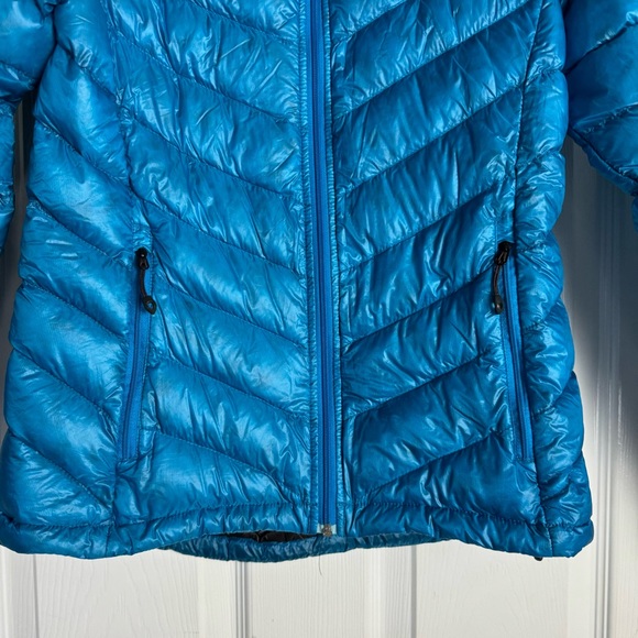 Eastern Mountain Sports Womens Zip Up Quilted Down Jacket in Blue - Picture 4 of 8